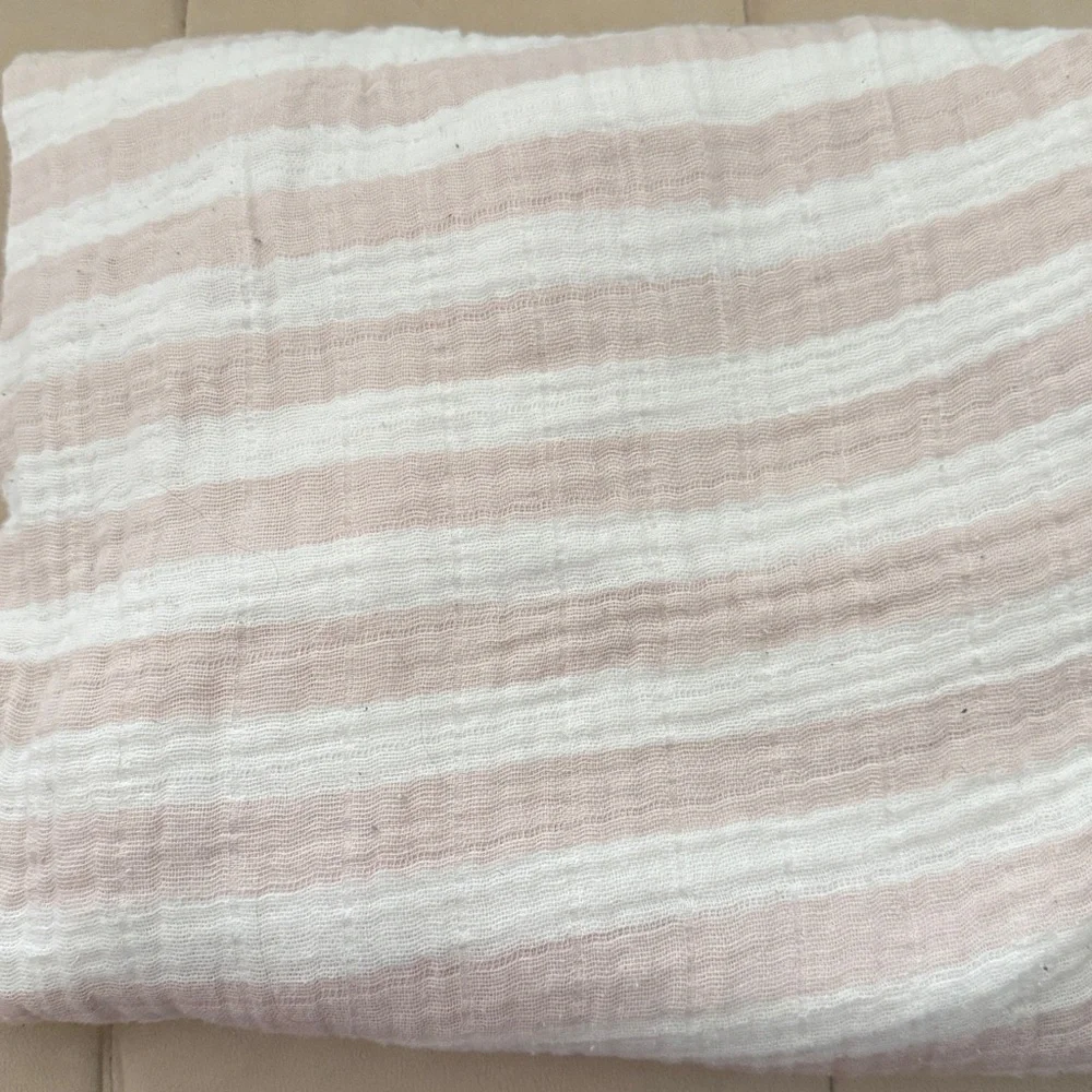 Stack of 6 Soft Pink & Pastel crib sheets
